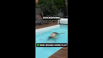 HOW TO DUCKDIVE - SURFING #SHORTS