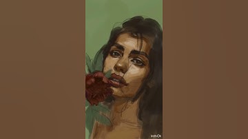 portrait painting in procreate - short version