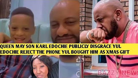 IT'S OVER⚠️ QUEENMAY SON KARL EDOCHIE PUBLICLY XPÔSE YUL REJECT THE PHONE HE BOUGHT HIM AS XMAS GIFT