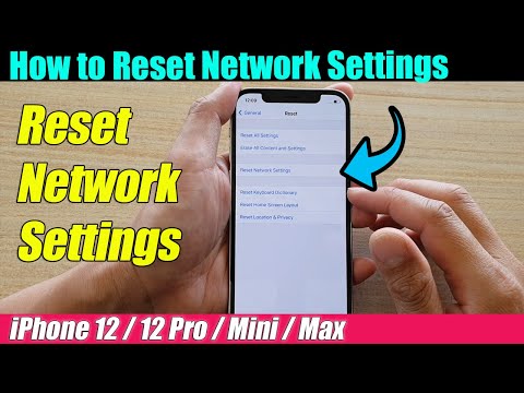 iPhone 12/12 Pro: How to Reset the Network Settings