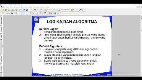 Logika & Algoritma - Pertemuan 1 - Part 1