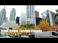 Front Street downtown Toronto (walking tour)