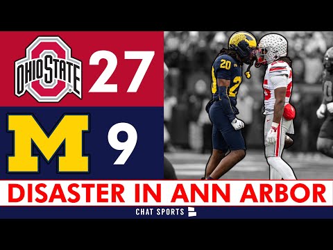 Michigan vs. Ohio State INSTANT Reaction From James Yoder - A 2nd Half BEAT DOWN