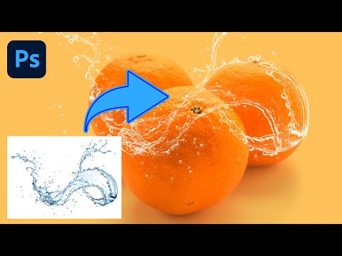 How To make Transparent Water Splash In Photoshop