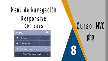 Como crear MENU de navegación responsive + botón Hamburguesa animado.
