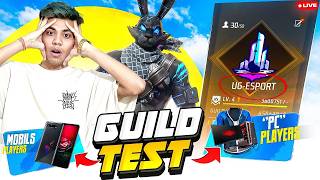 🔴[Live] Back to India🗿🇮🇳Hardest 1v4 Guild Test🔥 - UnGraduate Gamer Free Fire Live !!