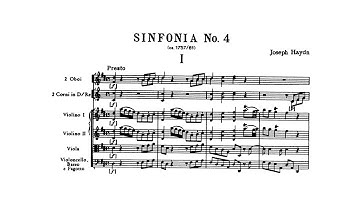 Haydn: Symphony No. 4 in D major (with Score)