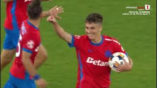 REZUMAT: FCSB - Hermannstadt 1-1. FCSB, salvată de puştiul Stoian în prelungiri