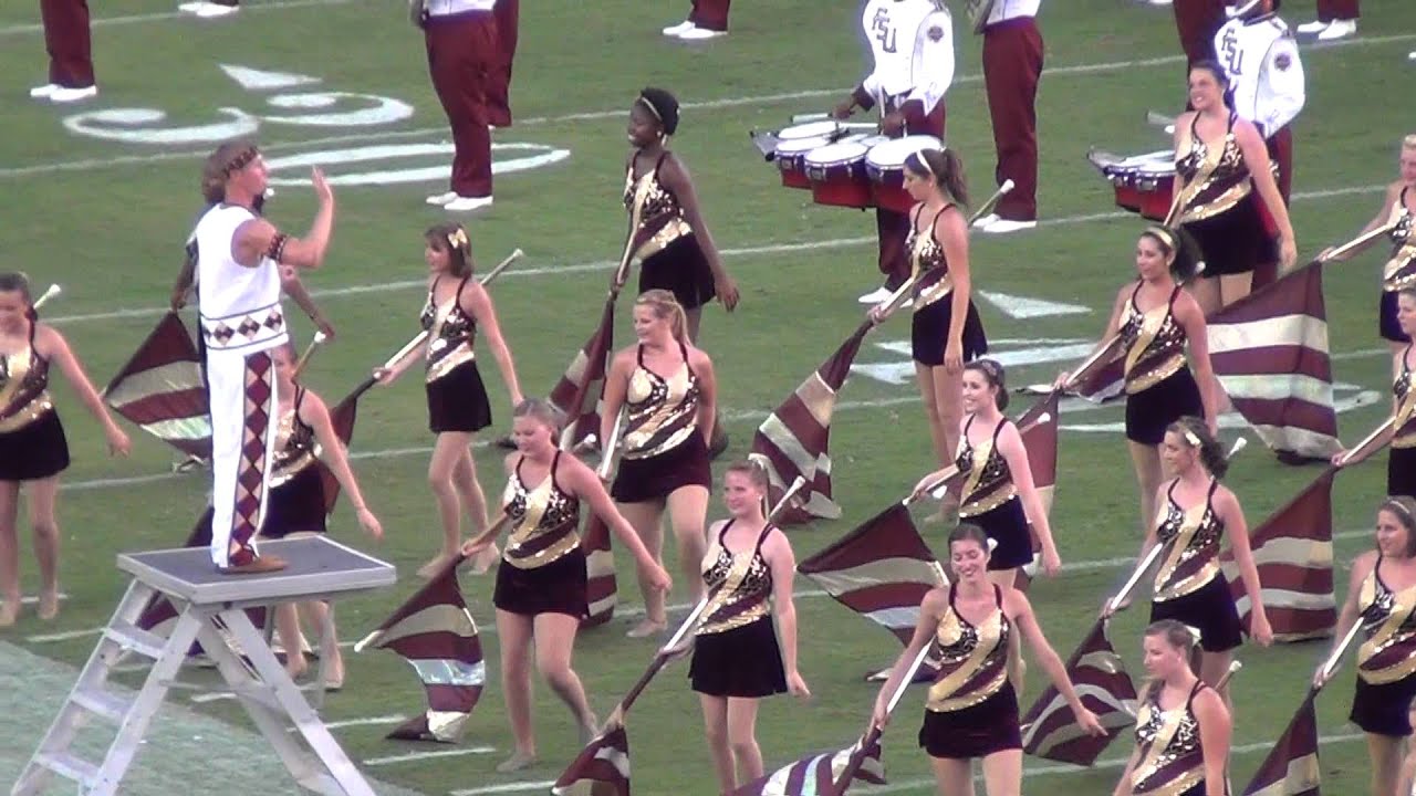 FSU Colorguard Halftime - Murray State - Mallory - YouTube