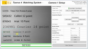 Video 24 - Taurus 4 Font reading demonstration