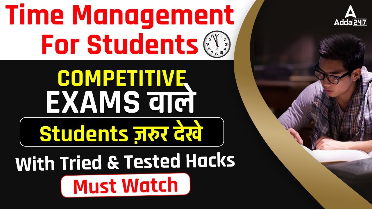 Time Management Tried & Tested Hacks for Students | Competitive Exams ...