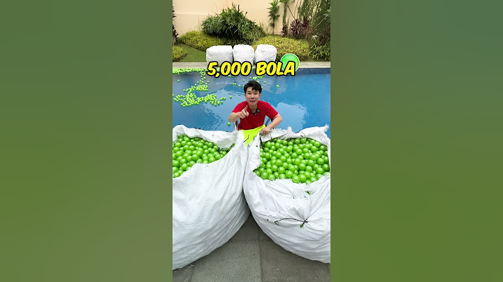 I Filled the Entire Pool With Balls!