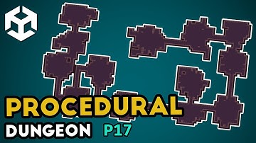 BSP and Random Walk - P17 - Unity Procedural Generation of a 2D Dungeon