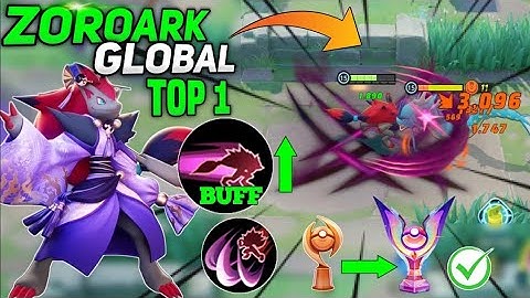 26 Kills! Global Top No.1 Zoroark Build for Feint Attack and shadow claw | Pokemon unite