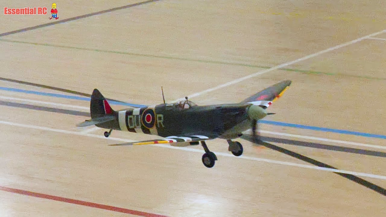 Expert aero-modelling ! Spitfire LF MkIXc (Antonin Alfery) | BMFA Scale Indoor RC Nationals 2024