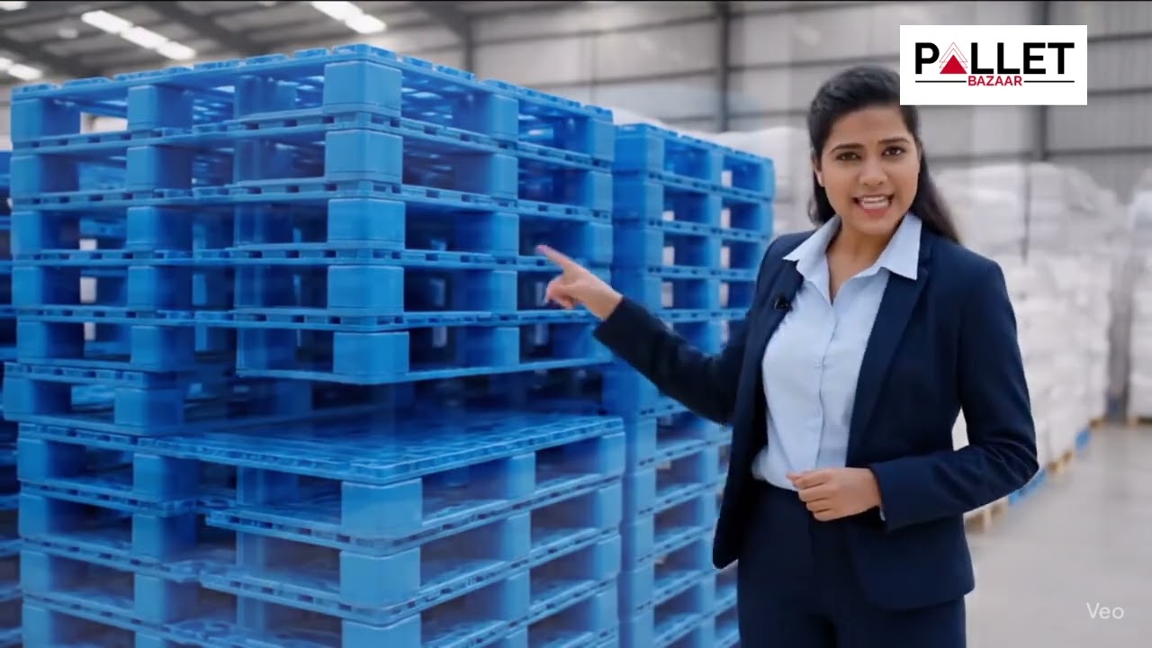 Har industry has a strong base – Pallet Bazar ke durable plastic pallets ke saath. 