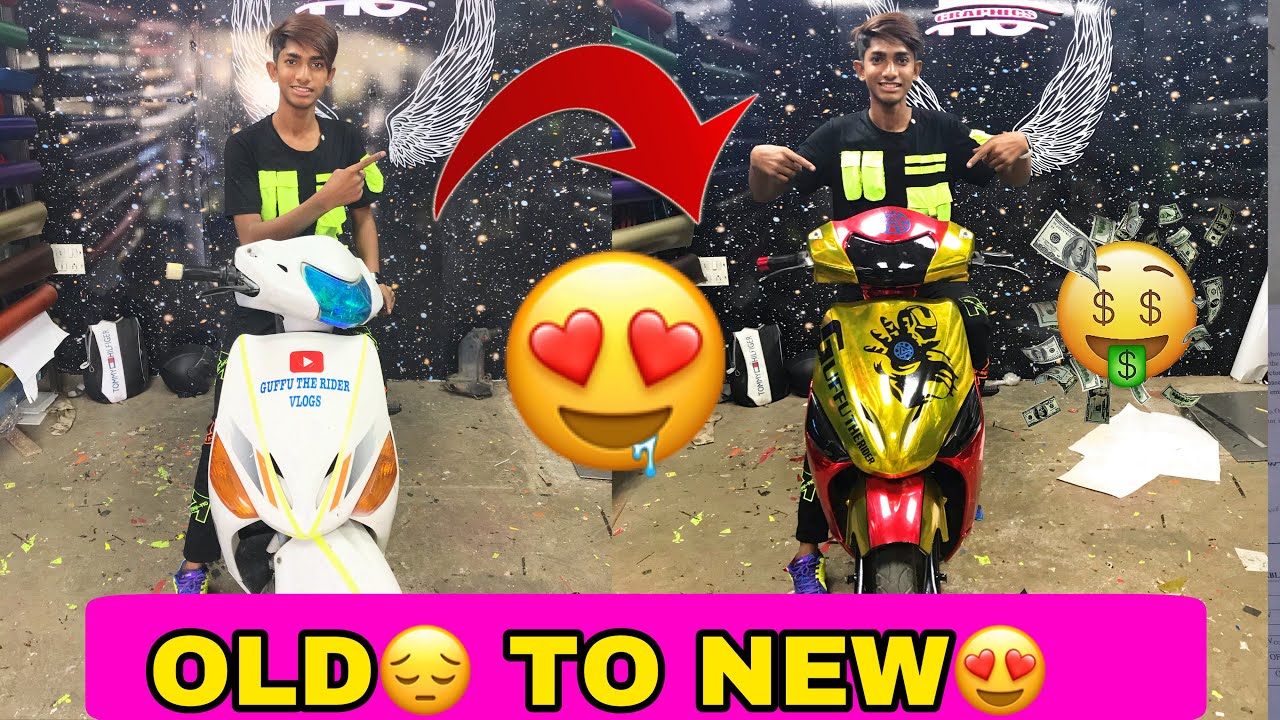 MY NEW SCOOTY 😍 || OLD TO NEW TRANSFORMATION 😍 ||