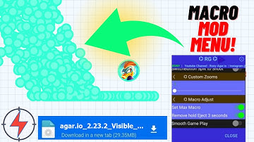 Agario Macro 2023 Latest Mod Menu 1000x Speed for Android and iOS