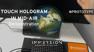 Prototype | Touch Hologram in Mid-Air | Demonstration