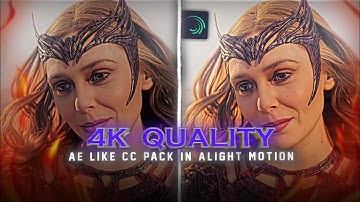 Alight Motion CC Presets | Alight Motion CC XML | AE Like CC in Alight Motion | 4k Quality