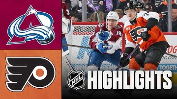 Avalanche vs. Flyers | NHL Highlights | December 07, 2025