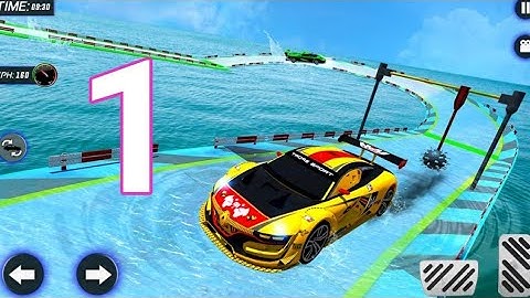 Mega Ramp Car Racing Stunts 3D Gameplay Walkthrough 1 (iOS, Android)