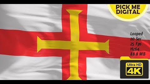 UK-Guernsey Flag 4K | Motion Graphics - Videohive template