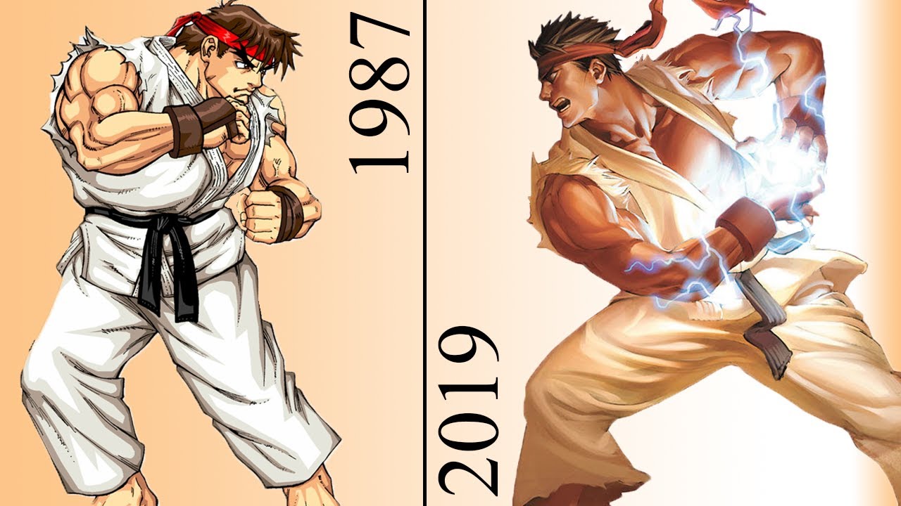 RYU evolution [STREET FIGHTER 1 - STREET FIGHTER V] 