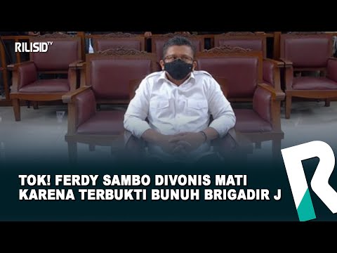 Tok! Ferdy Sambo Divonis Mati karena Terbukti Bunuh Brigadir J