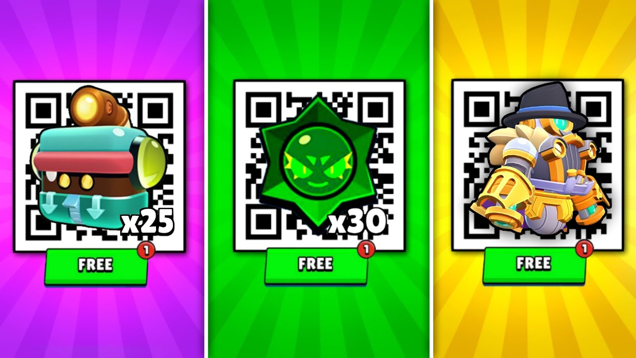 БЕСПЛАТНО! 25 коробок Глоуберт 🥳 QR-коды Chaos Drops | Награды Brawl Stars 2026 | 100% рабочие QR...