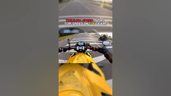 This bike is really quick… 765RS 1-6 GEAR TOP SPEED  #triumph #765rs #triumphspeedtriple #bikereview