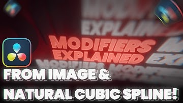 From Image & Natural Cubic Spline Modifier in Fusion Explained | Davinci Resolve | Fusion Studios.