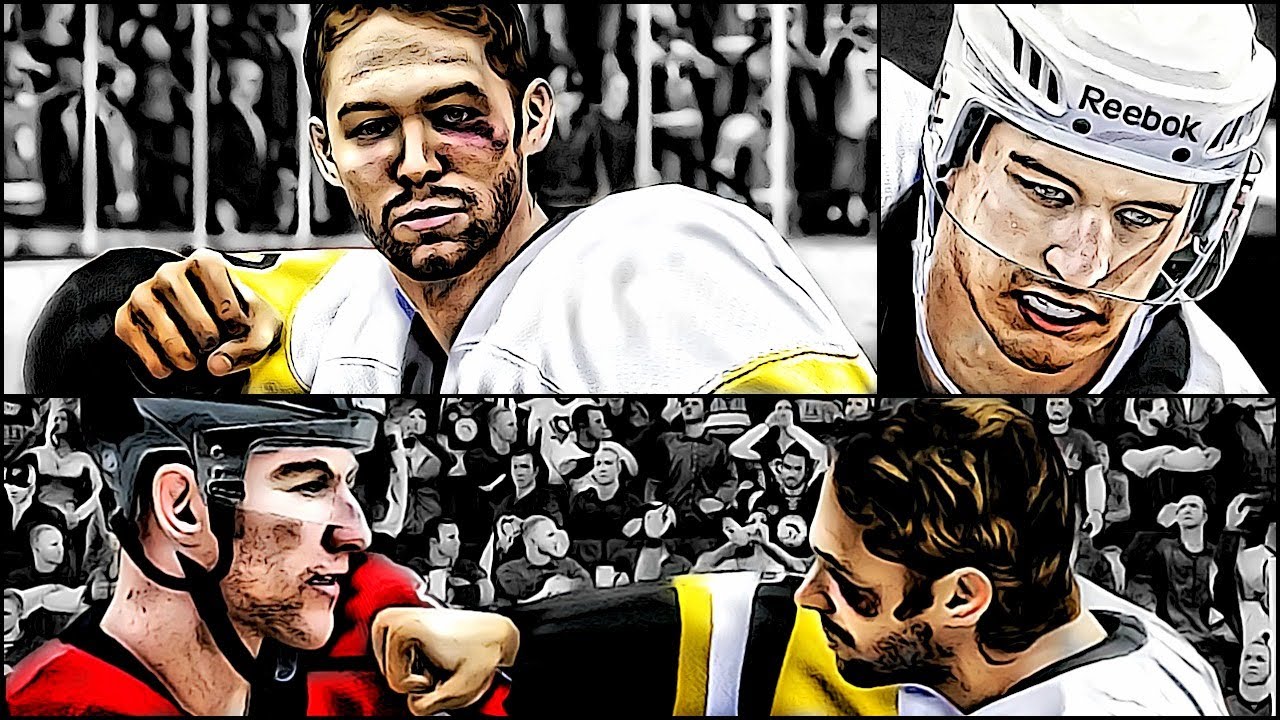 NHL 14 - 94 Anniversary Mode - Fight on WORLDSTAR! - Sidney Crosby Comes up Huge - Hard Hits qjb nba