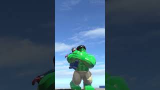 Hulk Hugs Captain America in LEGO Marvel