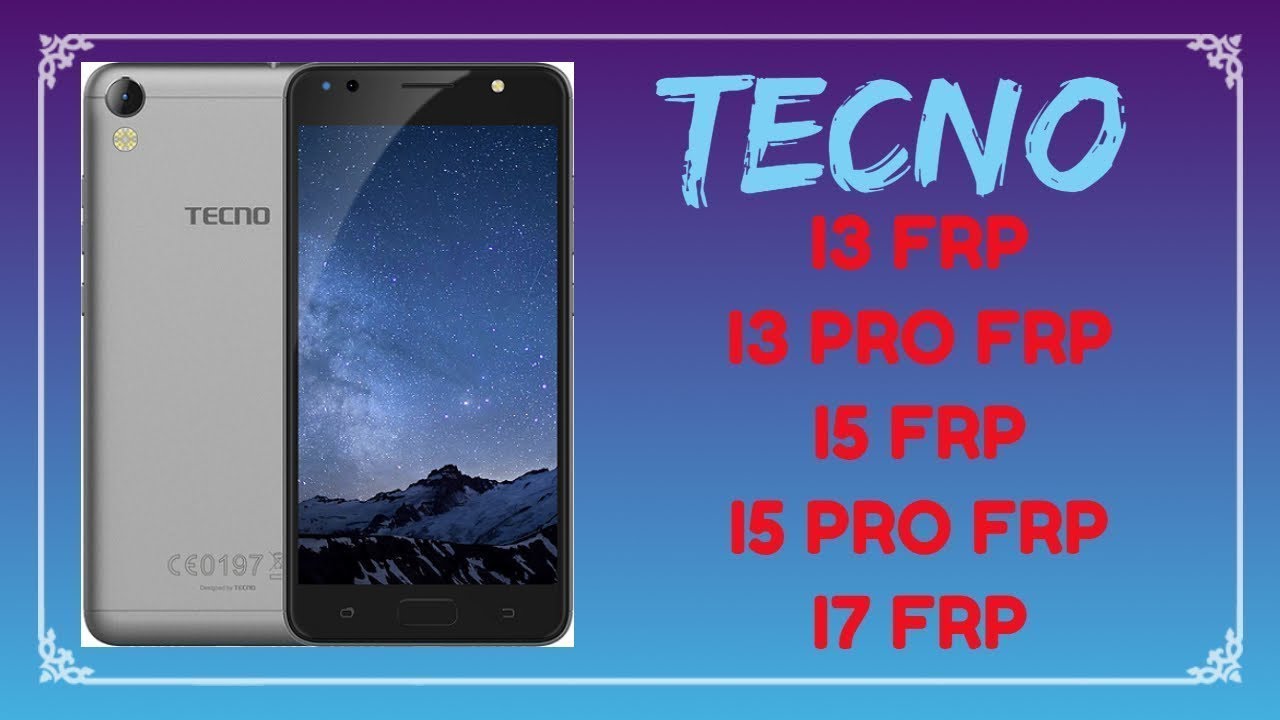 Techno Camon 6 Pro FRP. Techno i5 Pro. FRP Unlock. A03 FRP.