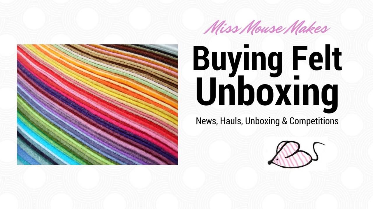 kawaii emoticons Where to buy felt and Felt Parcel Unboxing