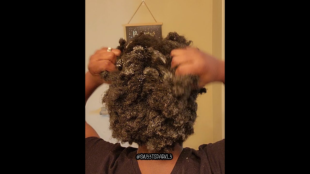 DEEP CONDITIONING ON SHORT, DRY 4C HAIR 