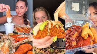 Asmr Eating 258 Wingstop Nachos Chipotle Tacobell Burrito Honey Hwachae And More