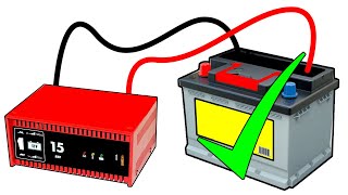 Como cargar una BATERÍA de AUTO en casa con esta SIMPLE técnica!!