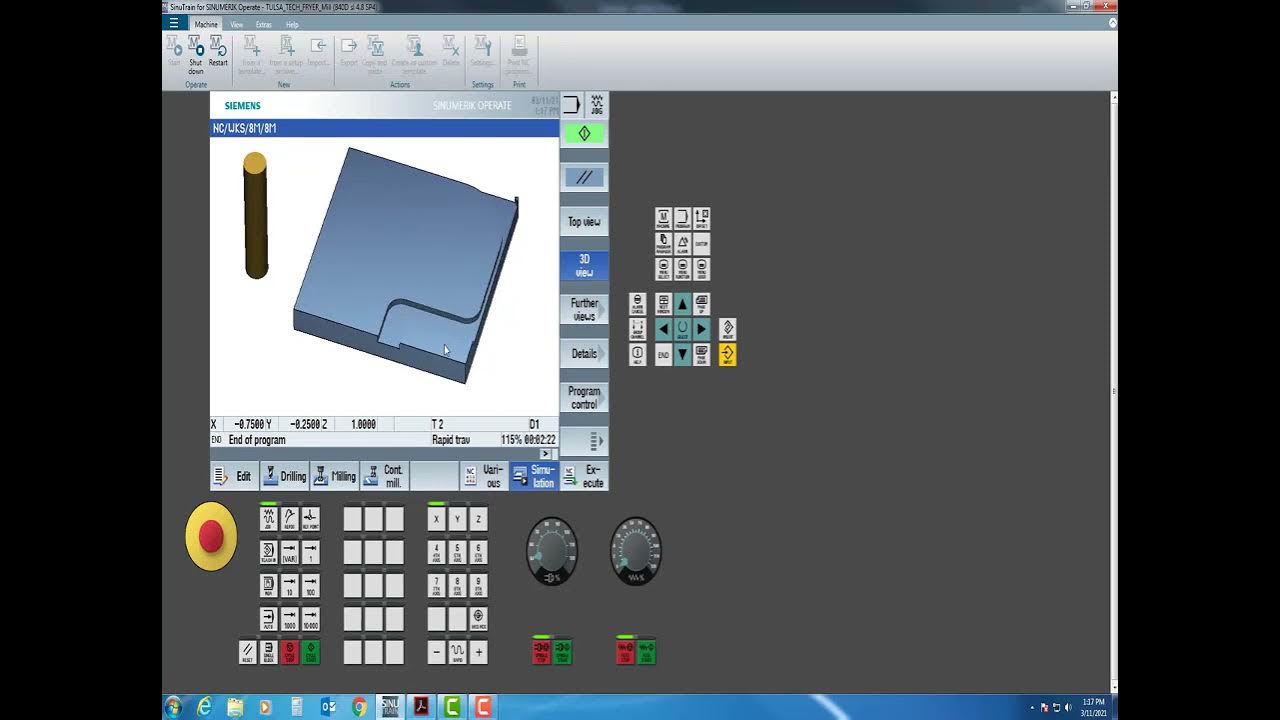 Siemens CNC Shop Mill Programming YouTube