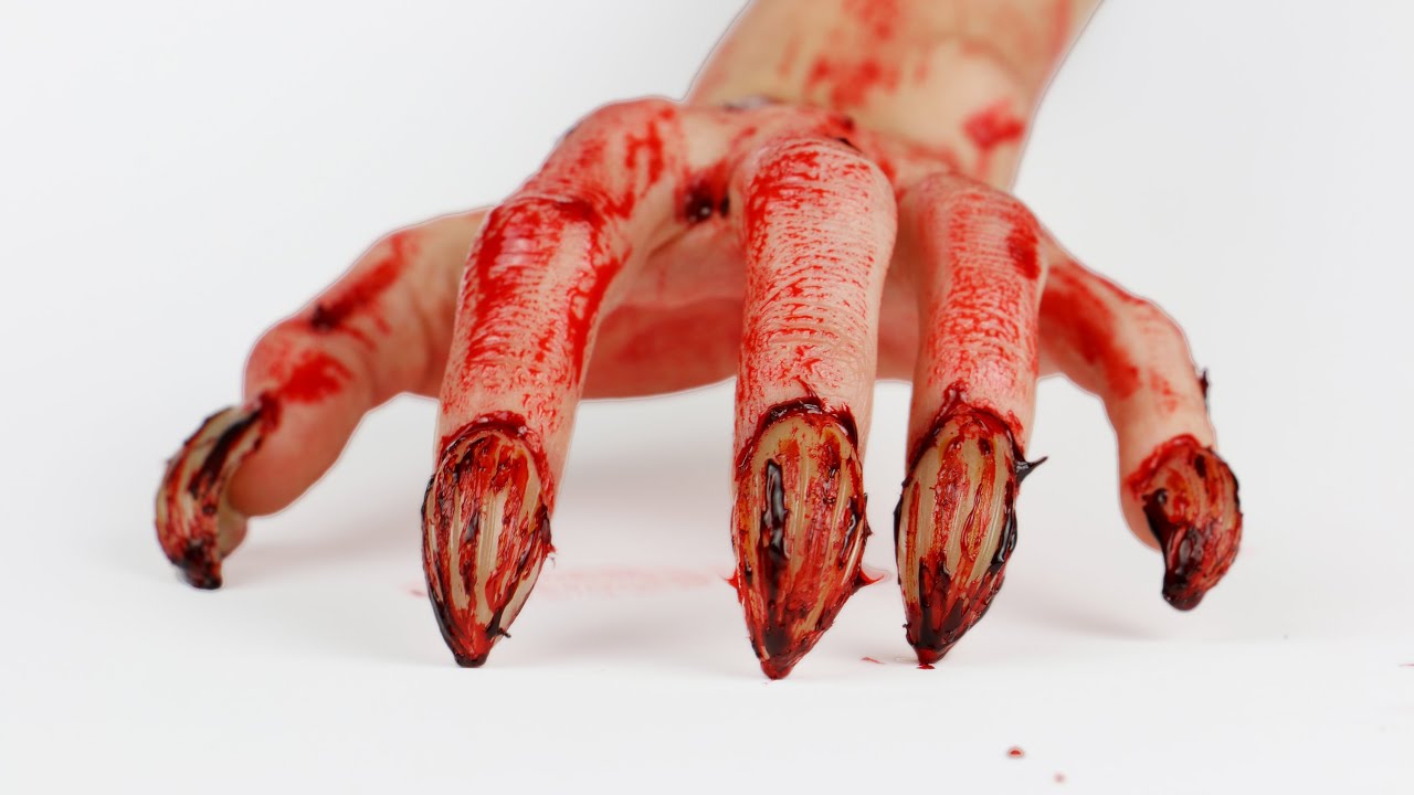 Zombie Werewolf Nails SFX Makeup Tutorial YouTube