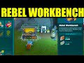How to build a rebel workbench - Fortnite (How to get plastoid)