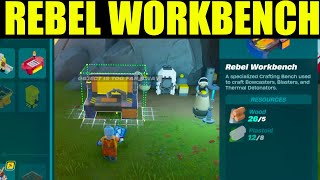 How to build a rebel workbench - Fortnite (How to get plastoid)