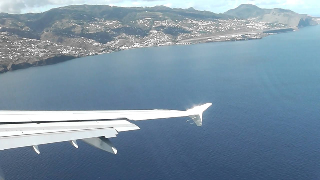 Lufthansa / A321 [D-AIDN] spectacular landing Madeira (FNC) RWY 05