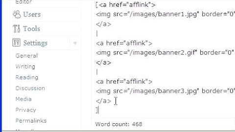 SpinnerMatic Tutorial : Affiliate Banner Rotation