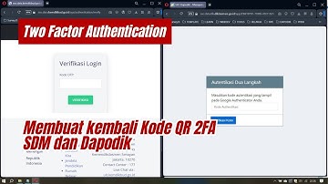 Solusi Menampilkan Kembali Kode QR 2FA Dapodik dan SDM