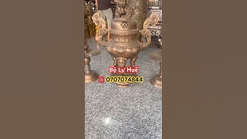Bộ Lư Đồng Huế, loại này ngày xưa nhà giàu hay xài #0707074844 #phongthuy #decor #bànăn #diy