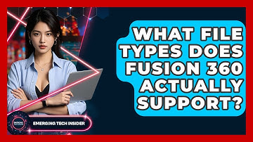 What File Types Does Fusion 360 Actually Support? - Emerging Tech Insider