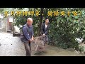和四伯一起到朋友家养殖场买了只小野猪，个子不大，力气还不小，有点凶猛！