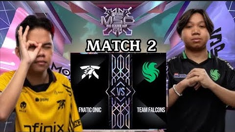FNATIC ONIC VS TEAM FALCONS |DAY 1 | MLBB MSC 2024 x EWC Group Stage | Match 2 (ID)